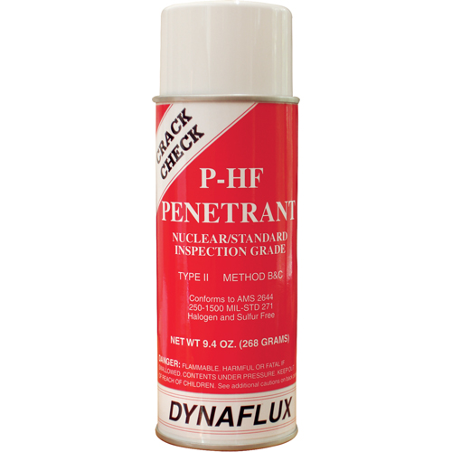 NDT Spray - Visible Dye Penetrant System, Aerosol Can Cintas