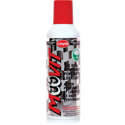 Lubrifiant haute performance Moovit, Canette a&eacute;rosol/Bouteille &agrave; g&acirc;chette, 10 oz/10 oz Cintas