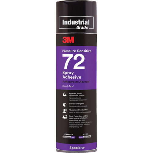72 Pressure Sensitive Adhesive, Blue, Aerosol Can Cintas