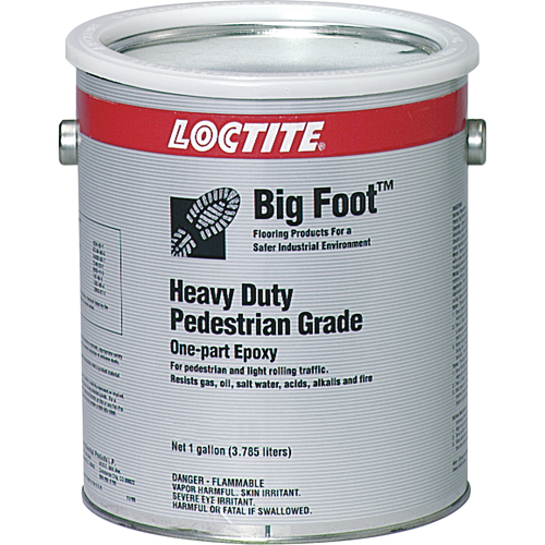 Rev&ecirc;tement antid&eacute;rapant robuste pour plancher Big Foot de calibre pi&eacute;ton, 1 gal., &eacute;poxy, Noir Cintas