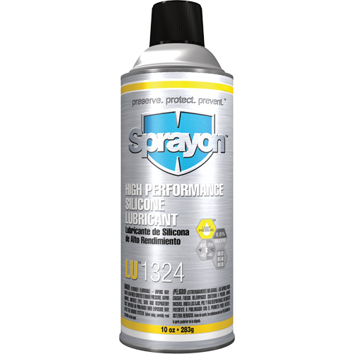 LU1324 High Performance Silicone Lubricant, Aerosol Can Cintas