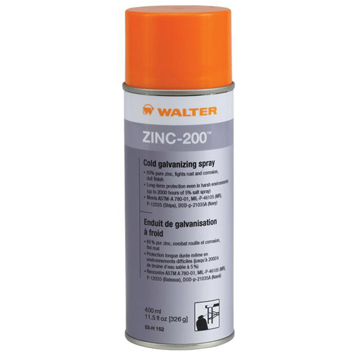 Zinc-200 Cold Galvanizing Spray, Aerosol Can Cintas