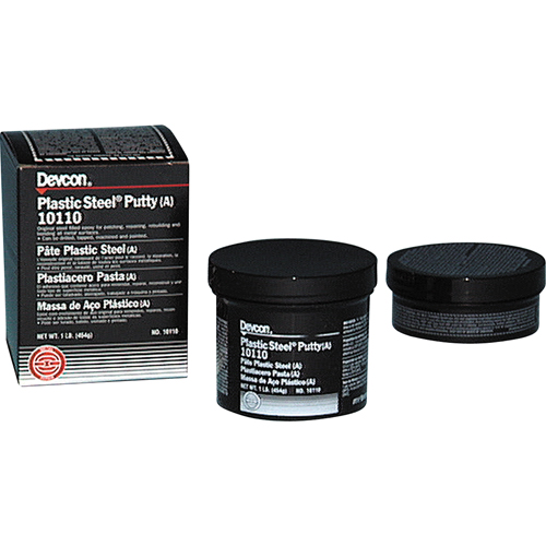 Plastic Steel&reg; 5 Minute&reg; Putty, 1 lb., Tub Cintas