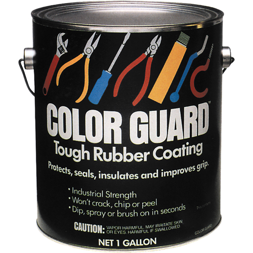 Rev&ecirc;tement de caoutchouc robuste Color Guard, Rouge, Gallon Cintas