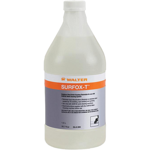 SURFOX-T Weld Cleaner, 1.5 L, Bottle Cintas