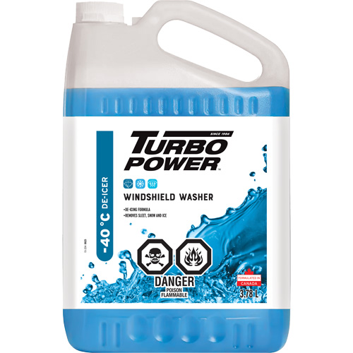 Turbo Power&reg; All-Season Windshield Washer Fluid, Jug, 3.78 L Cintas