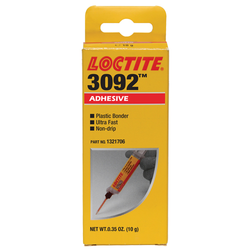 Adh&eacute;sif en deux parties 3092, Transparent, Cartouche, 0,35 oz Cintas
