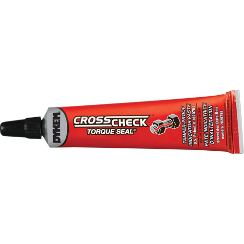 P&acirc;te indicatrice inviolable Cross-Check Torque Seal, 1 oz, Tube, Rouge Cintas