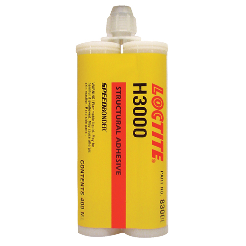 Adh&eacute;sif structural tout usage H3000, Deux composants, Cartouche double, 400 ml, Cr&egrave;me Cintas