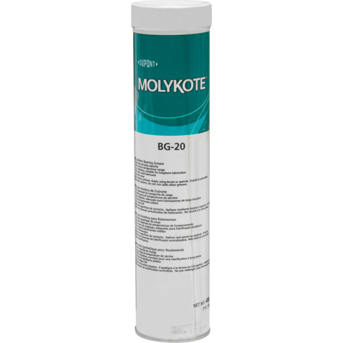 Graisse de roulement haute performance Molykote BG 20, 400 g, Cartouche Cintas