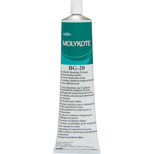 Graisse de roulement haute performance Molykote BG 20, 150 g, Bouteille Cintas