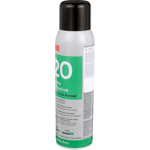 20 Heavy Duty Spray Adhesive, Clear, Aerosol Can Cintas
