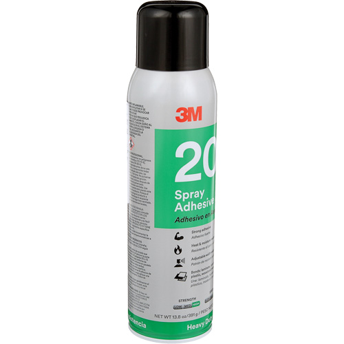 20 Heavy Duty Spray Adhesive, Clear, Aerosol Can Cintas