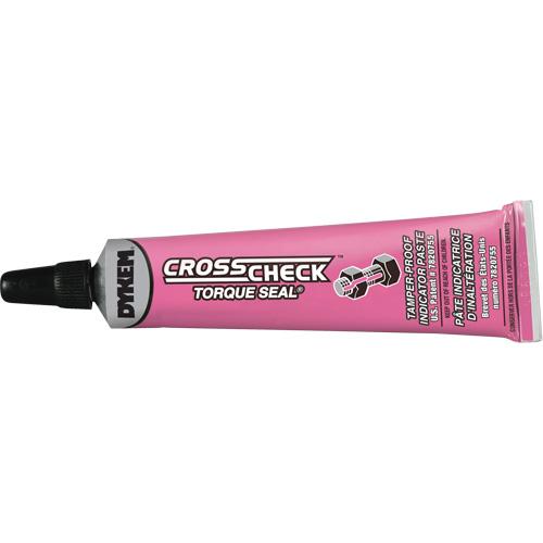 P&acirc;te indicatrice inviolable Cross-Check Torque Seal, 1 liq. oz., Tube, Rose Cintas