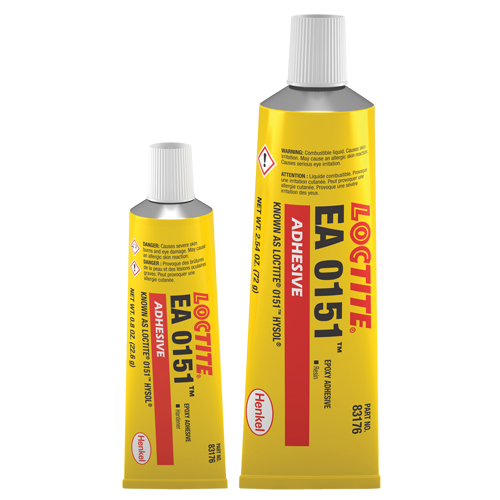 Adh&eacute;sif EA 0151, 3,3 oz., Trousse, Deux composants, Transparent Cintas
