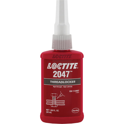 2047 Threadlocker, Black, High, 50 ml, Bottle Cintas
