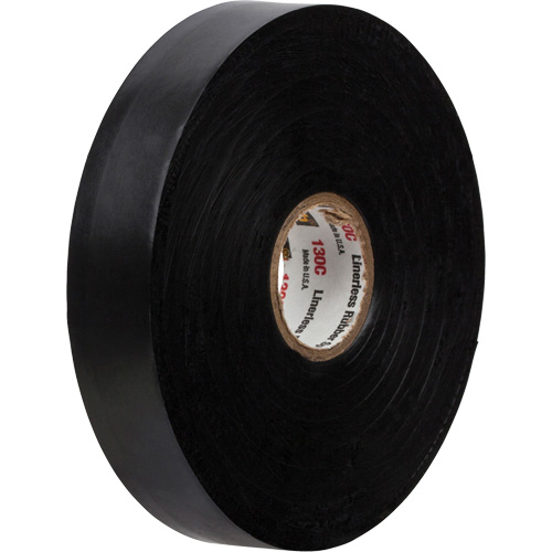Scotch&reg; 130C Linerless Rubber Tape, 19 mm (3/4") " W, 9 m (30') " L Cintas
