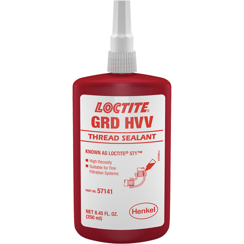 571 Thread Sealant, Bottle, 250 ml, -54° C - 149° C/-65° F - 300° F Cintas