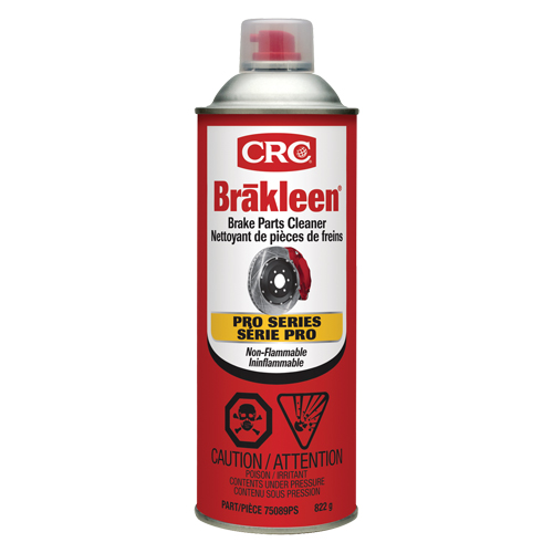 Produit de nettoyage ininflammable pour les freins de s&eacute;rie professionnelle Brakleen, Canette a&eacute;rosol Cintas
