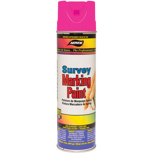 Peinture de marquage &agrave; base de solvant, 17 oz, Canette a&eacute;rosol Cintas