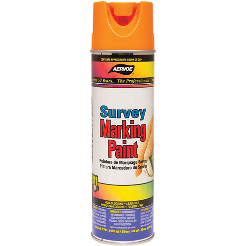 Solvent-Based Marking Paint, 17 oz., Aerosol Can Cintas