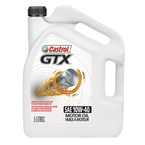 Huile &agrave; moteur 10W40 GTX, 5 L, Cruche Cintas