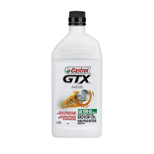 Huile pour moteur diesel 15W40 GTX, 1 L, Bouteille Cintas