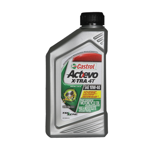 Huile pour moteur de moto 10W40 4T ACTEVO, 946 ml, Bouteille Cintas