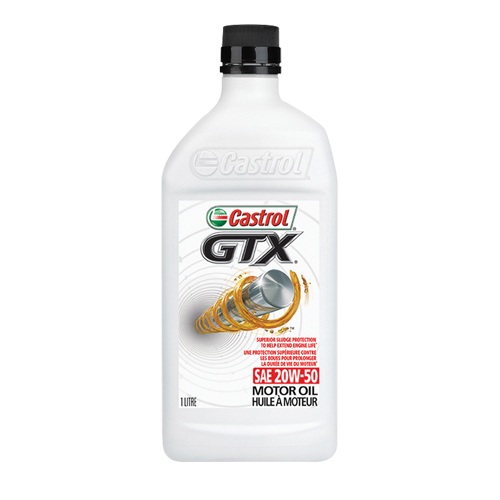 GTX&reg; 20W50 Motor Oil, 1 L, Bottle Cintas