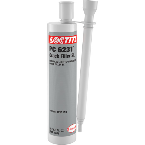 Bouche-fentes SL Loctite Fixmaster, 8,6 oz liq., Cartouche double, Gris Cintas