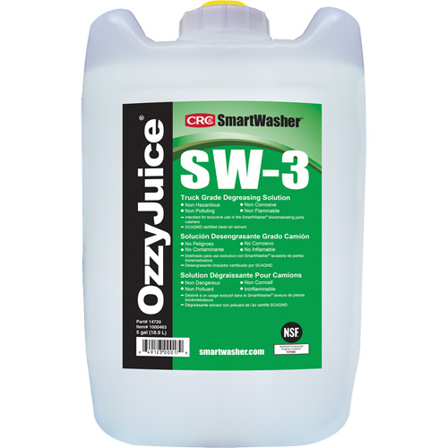 Solution d&eacute;graissante pour camion SmartWasher OzzyJuice, Cruche Cintas