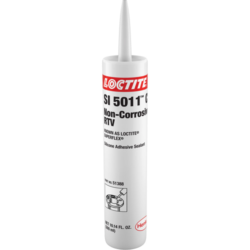 Superflex&reg; SI 5011CL Non-Corrosive RTV Silicone, Cartridge, Clear Cintas