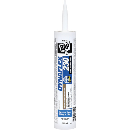 Scellant en &eacute;lastom&egrave;re de qualit&eacute; sup&eacute;rieure Dynaflex 230, 300 ml, Cartouche, Blanc Cintas