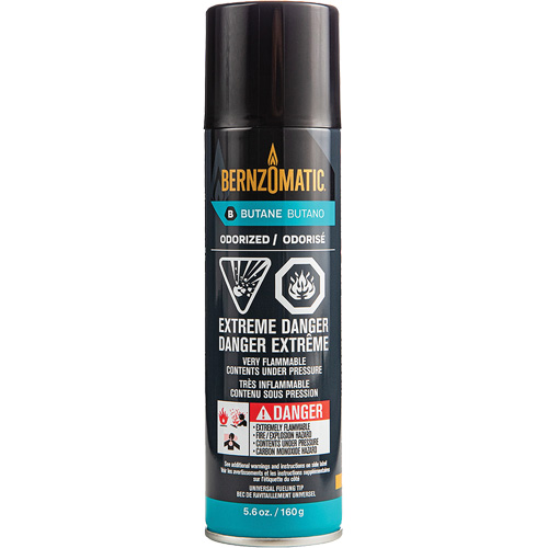 Bouteille &agrave; gaz 5,6 oz jetable, Butane Cintas