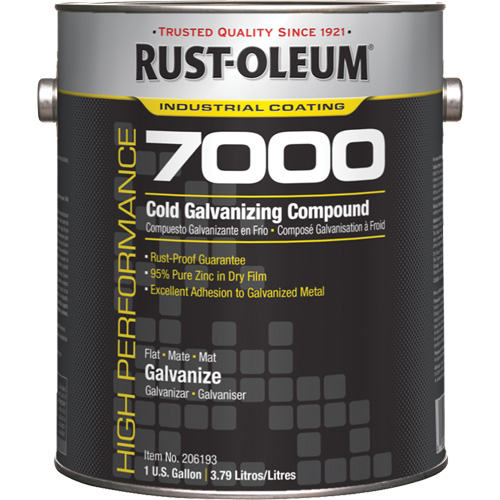 Compos&eacute; de galvanisation &agrave; froid performant du syst&egrave;me 7200, Gallon Cintas