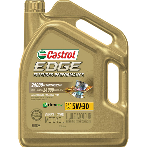 Huile pour moteur performance prolong&eacute;e 5W-30 Edge, 5 L, Cruche Cintas