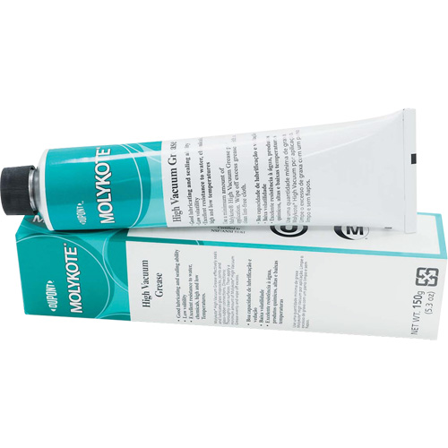 Graisse pour vide pouss&eacute; &agrave; base de silicone Molykote, 5,3 oz, Tube Cintas