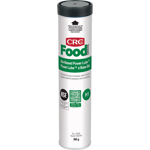 Graisse &agrave; pression extr&ecirc;me Power Lube biosourc&eacute; FoodGrade avec c&eacute;ramique, Cartouche Cintas