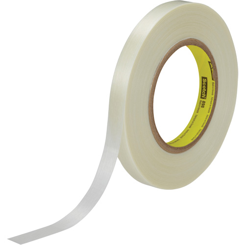 Scotch&reg; Filament Tape, 6.6 mils Thick, 9 mm (0.35") x 55 m (180')  Cintas