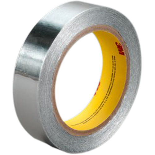 Aluminum Foil Tape, 3.1 mils Thick, 48 mm (1-7/8") x 55 m (180') Cintas