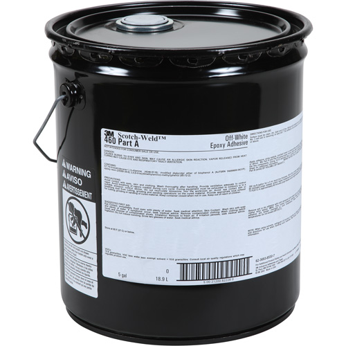 Adh&eacute;sif Scotch-Weld, 5 gal., Seau, Deux composants, Blanc cass&eacute; Cintas