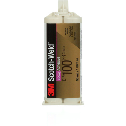 Adh&eacute;sif Scotch-Weld, 1,7 liq. oz., Cartouche, Deux composants, Blanc cass&eacute; Cintas