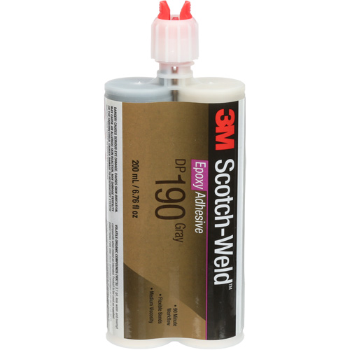 Adh&eacute;sif Scotch-Weld, 200 ml, Cartouche, Deux composants, Gris Cintas