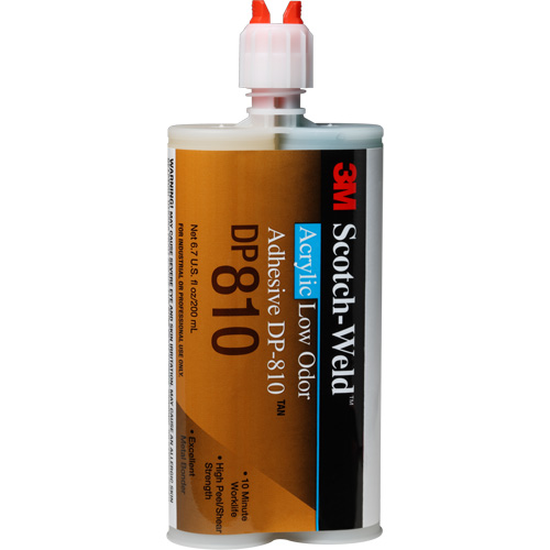 Adh&eacute;sif acrylique &agrave; faible odeur Scotch-Weld, Deux composants, Cartouche, 200 ml, Blanc cass&eacute; Cintas