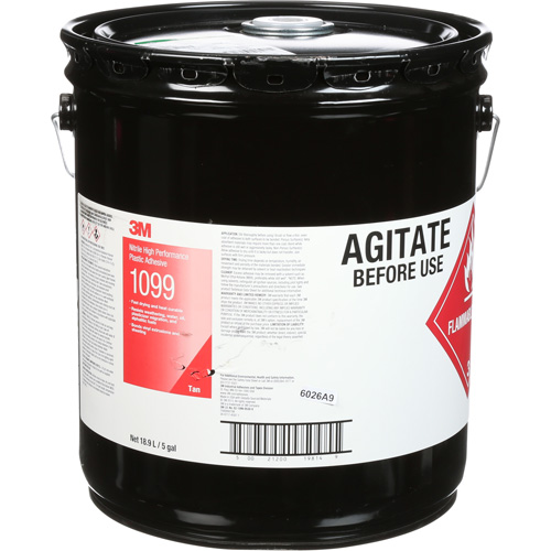 Scotch-Weld Nitrile High-Performance Adhesive, 5 gal., Pail, Yellow Cintas