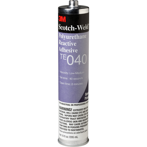 Adh&eacute;sif PUR Scotch-Weld, 10 oz, Cartouche, Transparent Cintas
