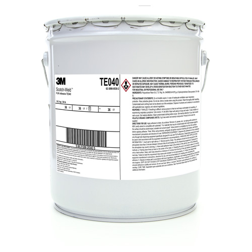 Scotch-Weld PUR Adhesive, 5 gal, Pail, Clear Cintas