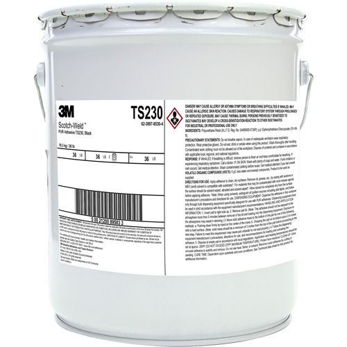 Adh&eacute;sif PUR Scotch-Weld, 5 gal., Seau, Transparent Cintas