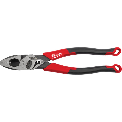 Pince &agrave; poign&eacute;es confort pour monteurs de lignes avec pince &agrave; sertir et coupe-boulons Cintas