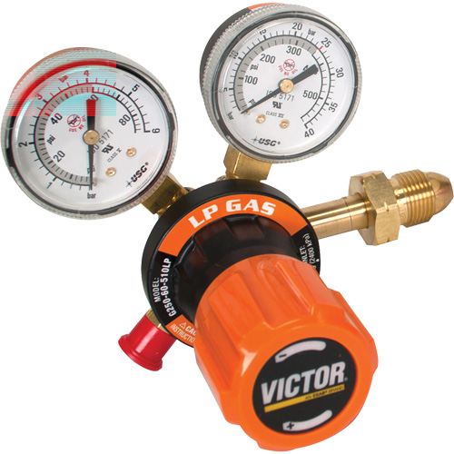 G250 Single-Stage Regulator, 9/16" NPT, 15 psi Max. PSI, Standard Cintas